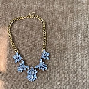 Jeweled faux diamond necklace